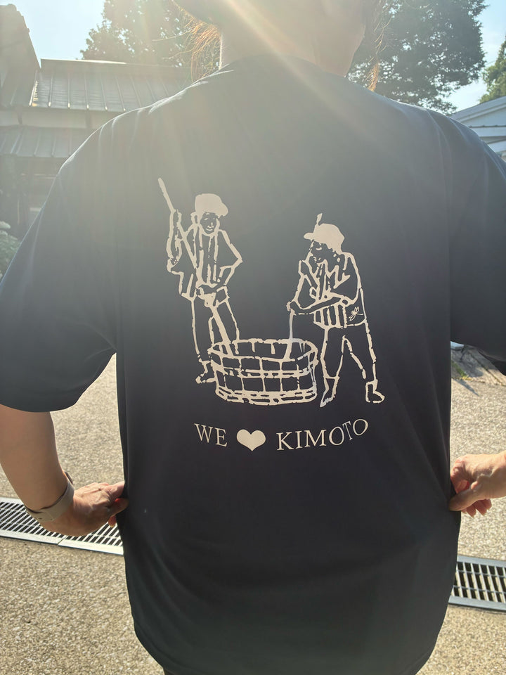 2025 WE♡KIMOTO Tシャツ ネイビー【Lサイズ】 – 泉橋酒造公式通販サイト